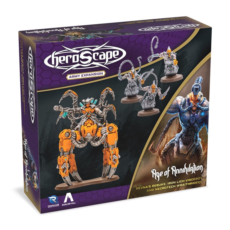 Heroscape: Revna’s Rebuke – Iron Lich and Necrotech Wraithriders
