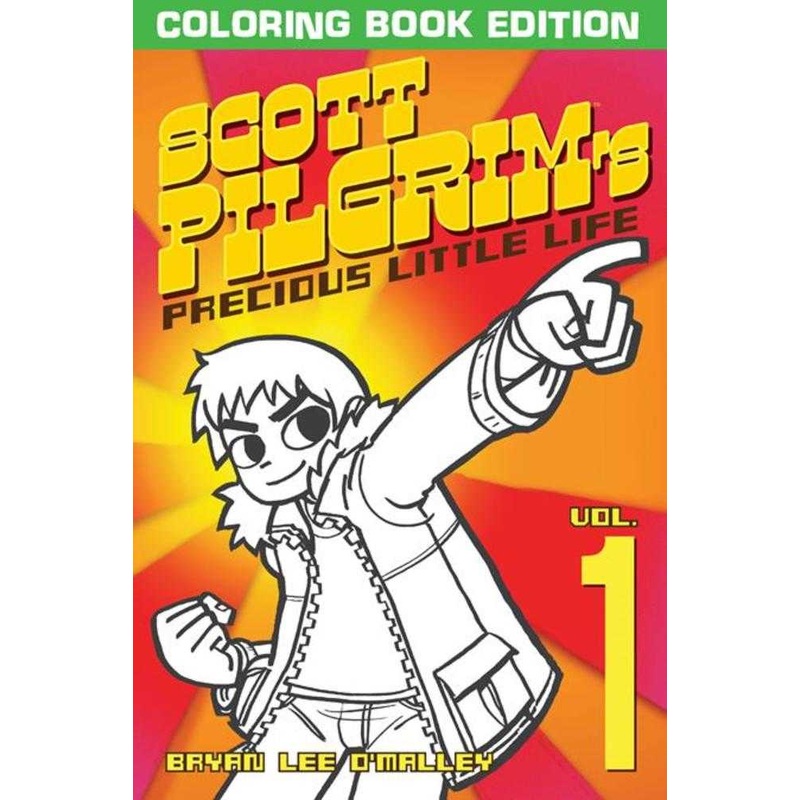 Scott Pilgrims Precious Little Life Coloring Book TPB