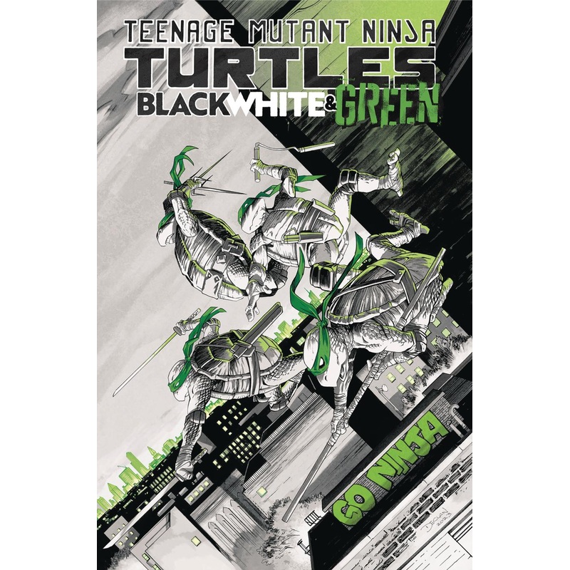 Teenage Mutant Ninja Turtles: Black, White, and Green