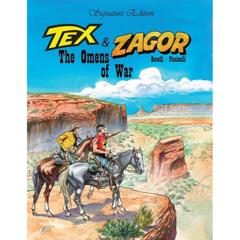 Tex & Zagor Omens Of War HC Signature Edition