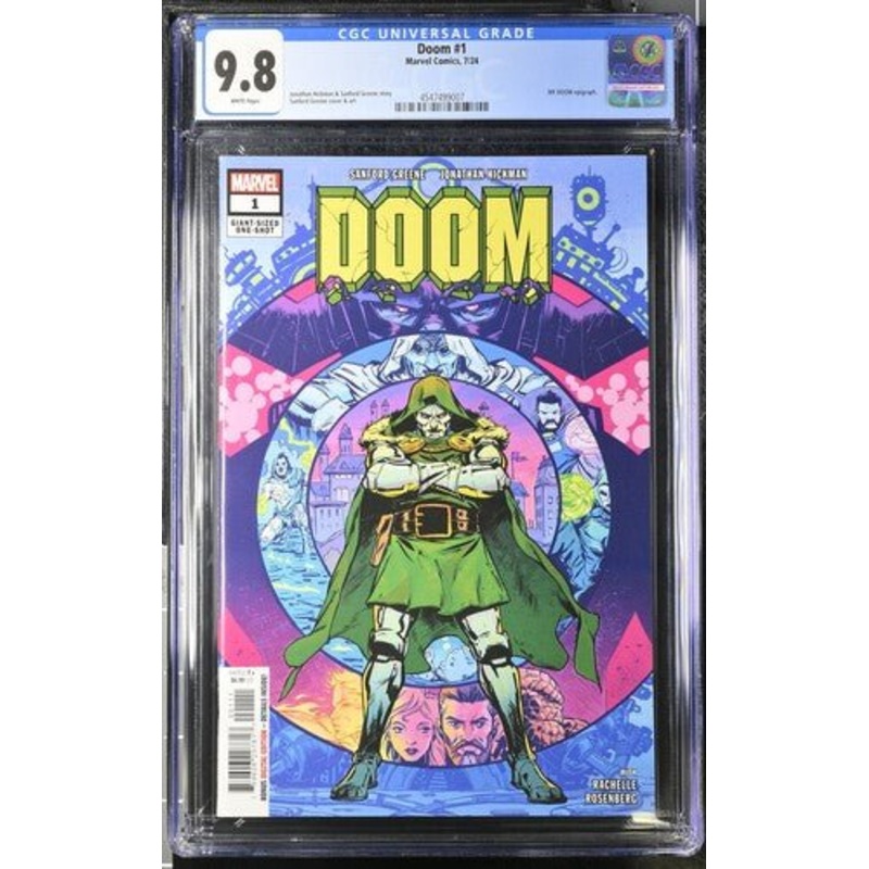 Doom #1 1st Print Sanford Greene CGC 9.8