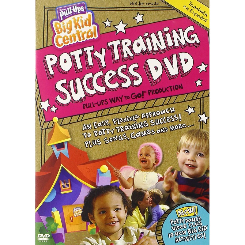Pull-ups Big Kid Central Potty Training Success Dvd