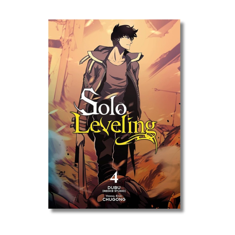 Solo Leveling Vol 4 (Black and White, Paperback)