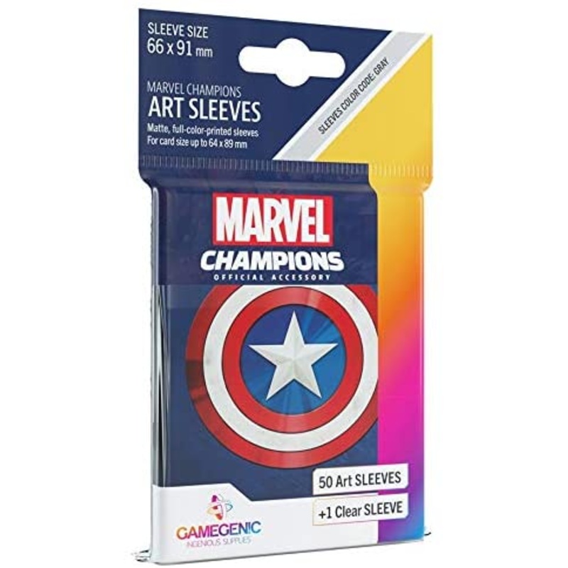 Marvel Champions Art Sleeves: Captain America