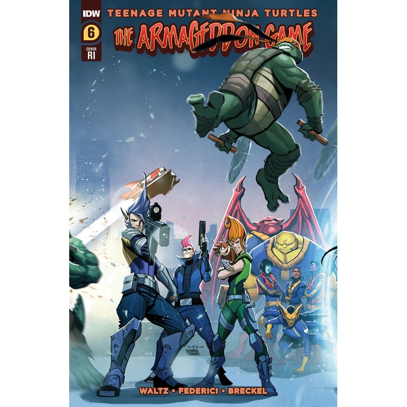 TMNT ARMAGEDDON GAME #6 CVR D 1:10 INCV QUALANO