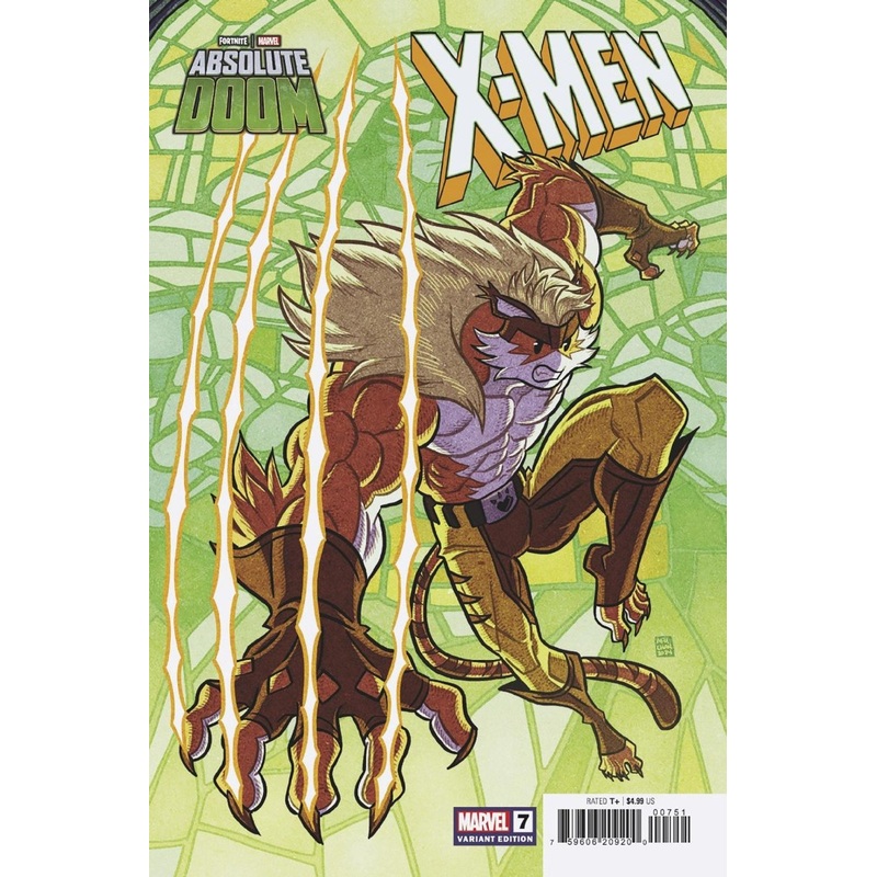 X-Men #7 Afu Chan Marvel Fortnite Meowtooth Variant