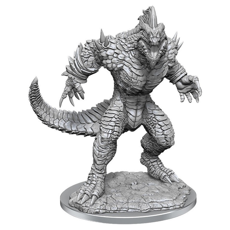 D&D Nolzur’s Marvelous Unpainted Minis: W21 Lizardfolk Render