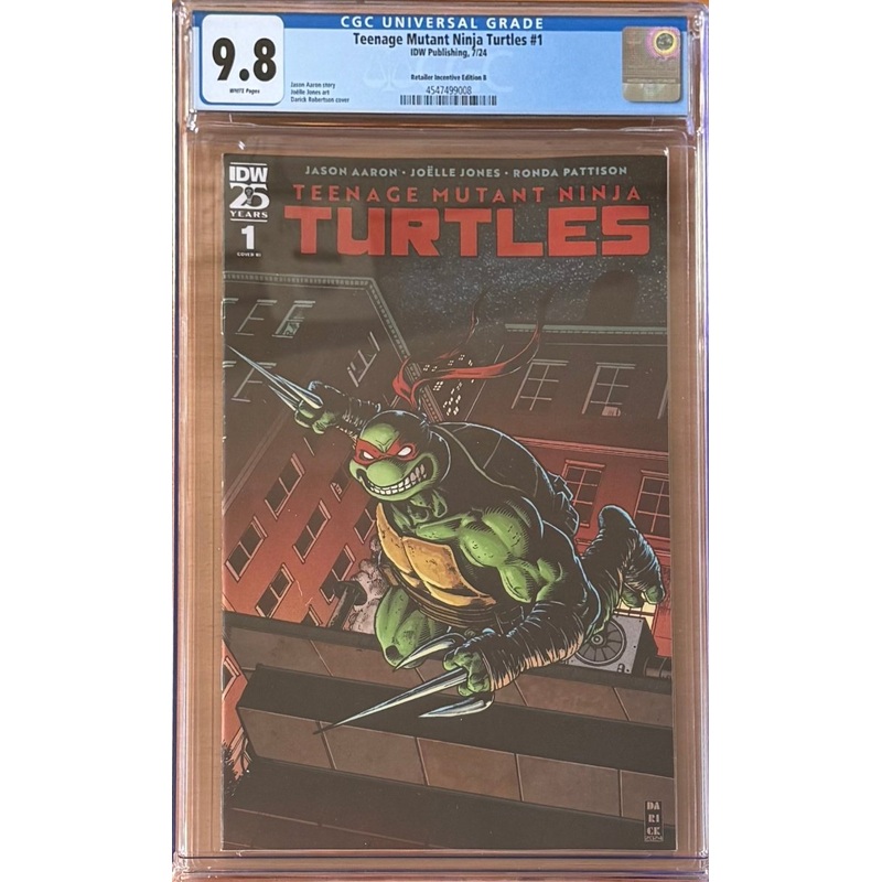 Teenage Mutant Ninja Turtles #1 1:50 Darick Robertson Variant CGC 9.8