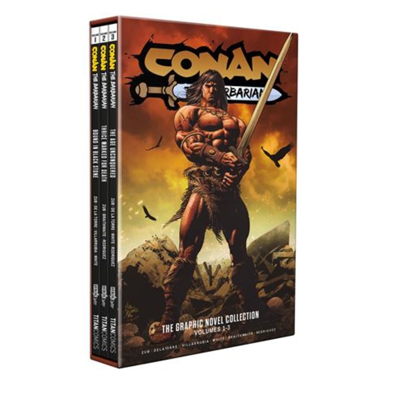 Conan The Barbarian TP Vol 01-03 Slipcase Set Regular Edition Mike Deodato *PRE-ORDER*