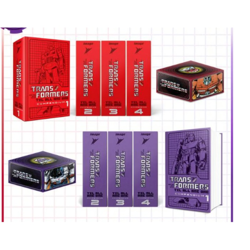 THE TRANSFORMERS: TIL ALL ARE ONE Compendium Hardcover box set – Autobot & Decepticon Editions Autobot Edition:  KICKSTARTER EXCLUSIVE WITHOUT STRETCH GOALS
