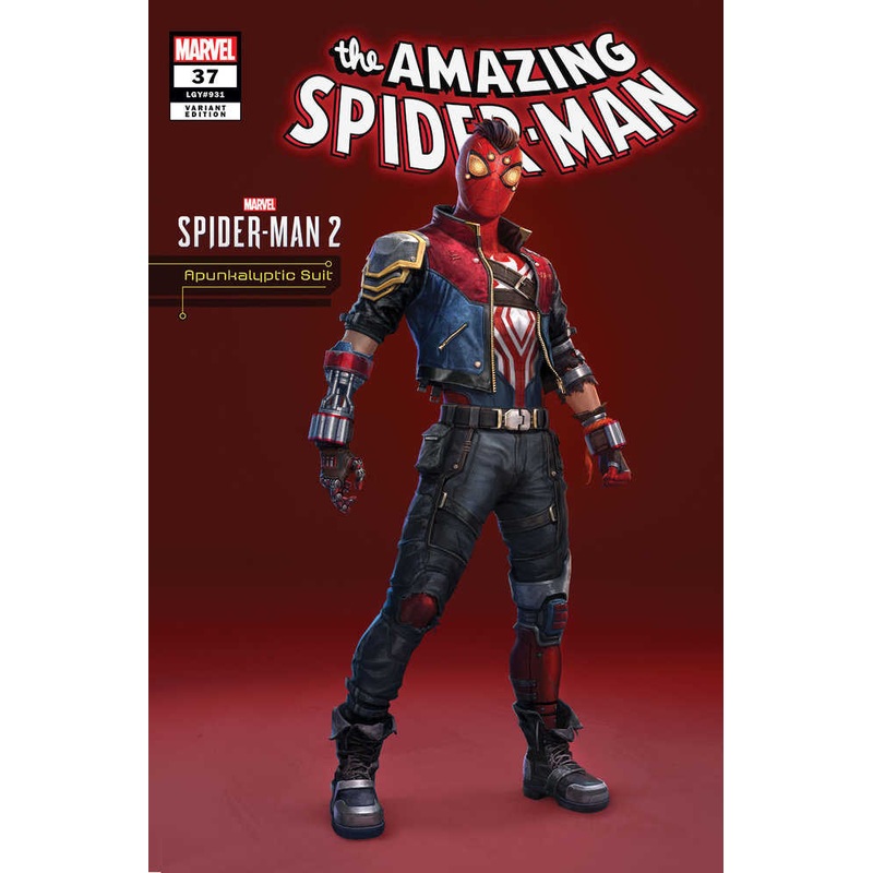 Amazing Spider-Man #37 Apunkalyptic Suit Marvel’S Spider-Man 2 Variant [Gw]