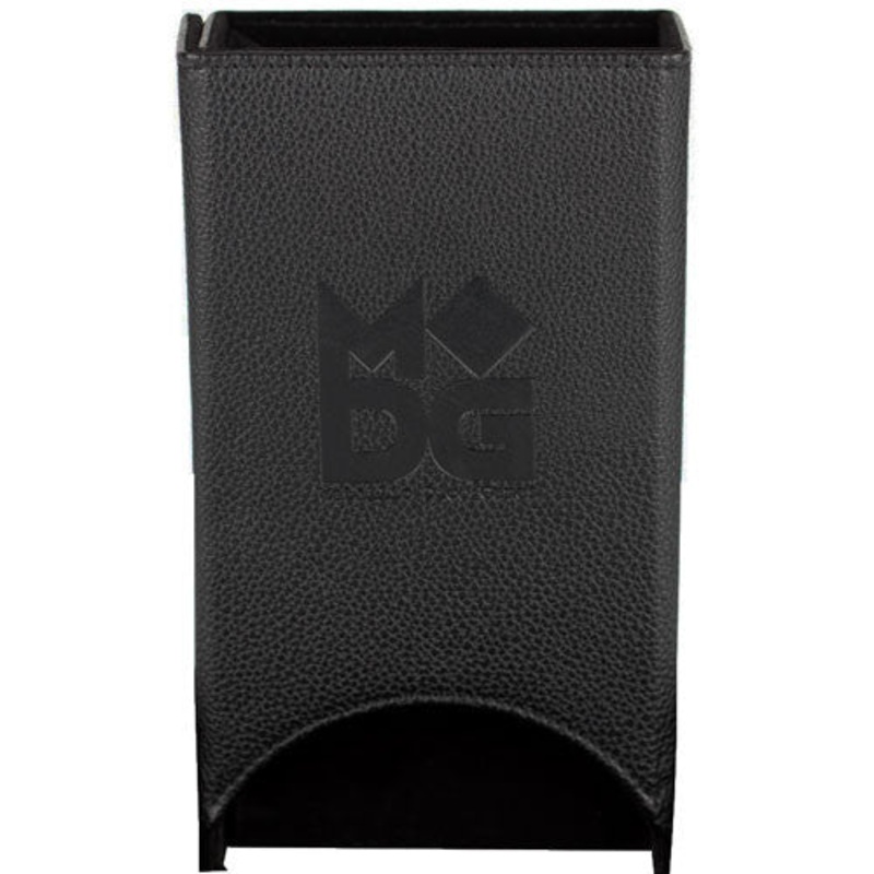 Dice Tower: Black Leather Fold-Up