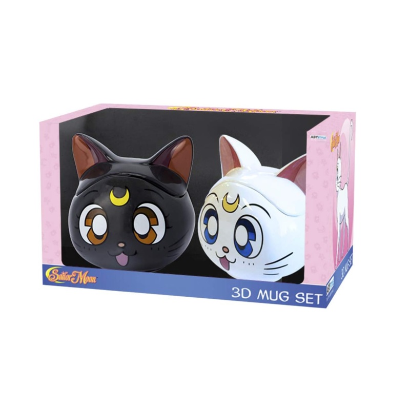 Sailor Moon – Luna & Artemis 3D Mug Gift Set