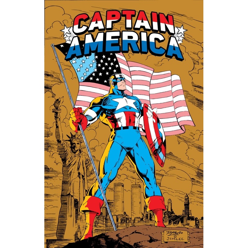 Captain America By Mark Gruenwald Omnibus Vol. 2 Ron Lim Anniversary Cover HC