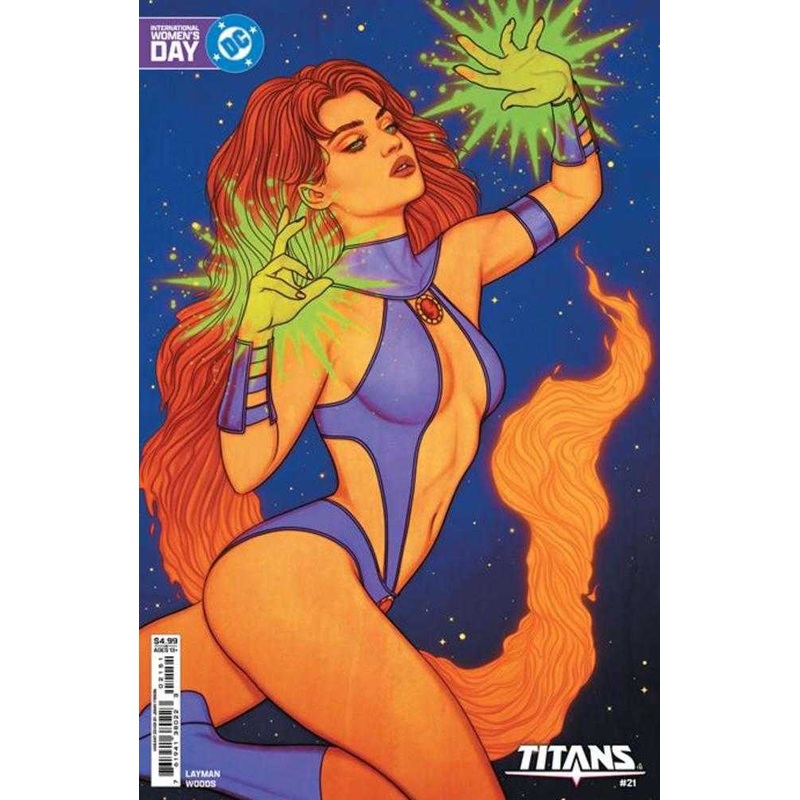 Titans #21 Cover E Jenny Frison International Womens Day Starfire Card Stock Variant