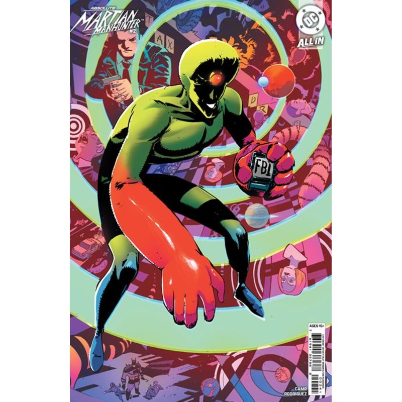 ABSOLUTE MARTIAN MANHUNTER #2 (OF 12) CVR E INC 1:25 RILEY ROSSMO CARD STOCK VAR