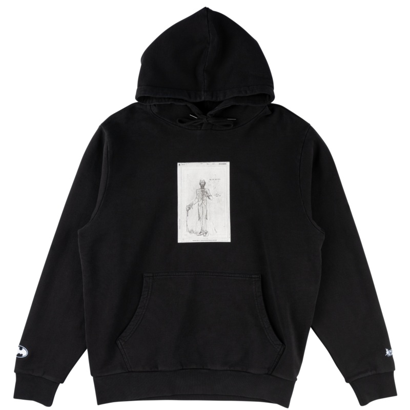 Batman x Welcome – Devil Horns Pigment-Dyed Hoodie Large