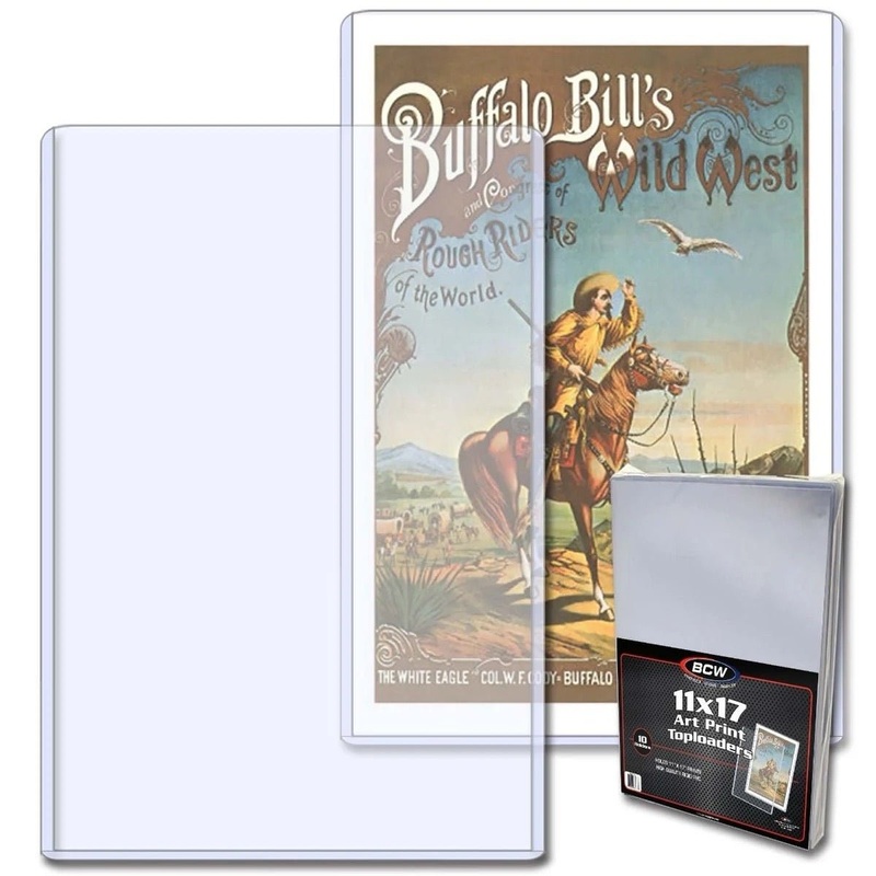 BCW 11×17 Art Print Topload Holder (Pack Of 10)