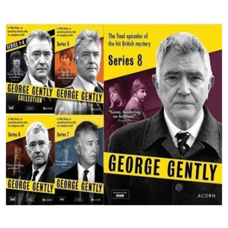 George Gently TV Series Seasons 1-8 DVD Set