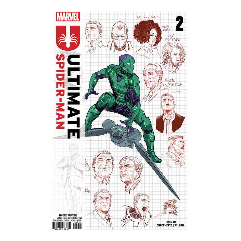 Ultimate Spider-Man #2 Marco Checchetto 2nd Print Variant