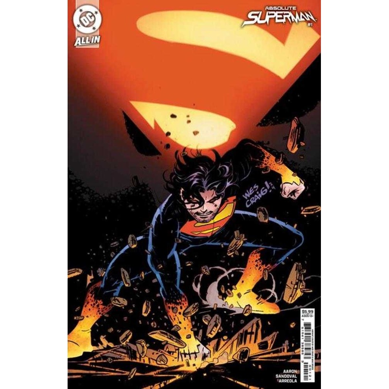 Absolute Superman #1 Cover B Wes Craig Card Stock Variant *one copy per customer*