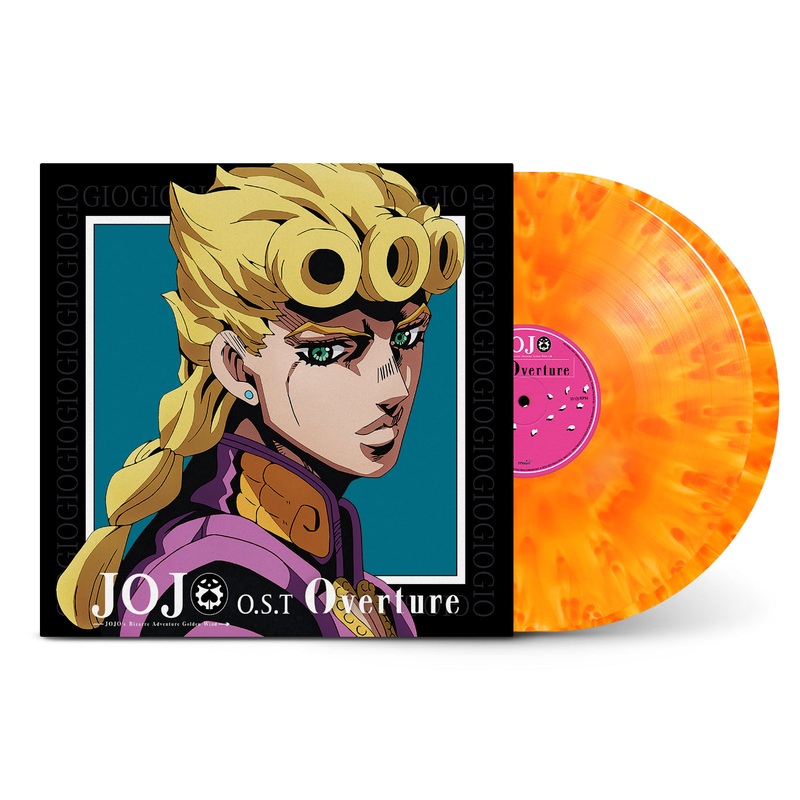 JoJo’s Bizarre Adventure: Golden Wind OST Vol. 1: Overture – 2 x 12″  yellow/orange vinyl LP
