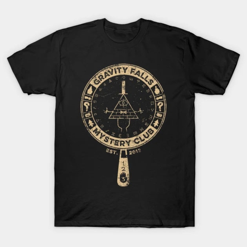 T-Shirt: Gravity Falls Mystery – Black Small