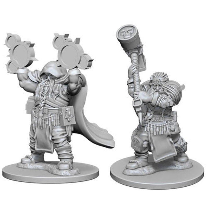 D&D Nolzur’s Marvelous Unpainted Minis: W2 Male Dwarf Cleric