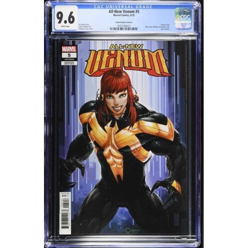 All-New Venom #5 One per Store Crain Variant Cover E CGC 9.6
