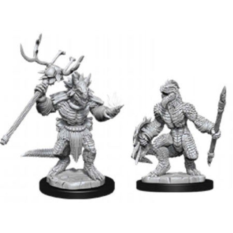 D&D Nolzur’s Marvelous Unpainted Minis: W12 Lizardfolk & Lizardfolk Shaman