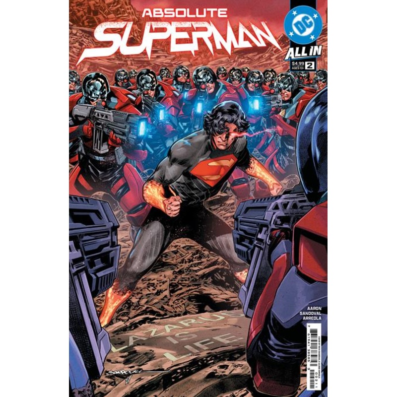 ABSOLUTE SUPERMAN #2 CVR A RAFA SANDOVAL This only, one comic book.