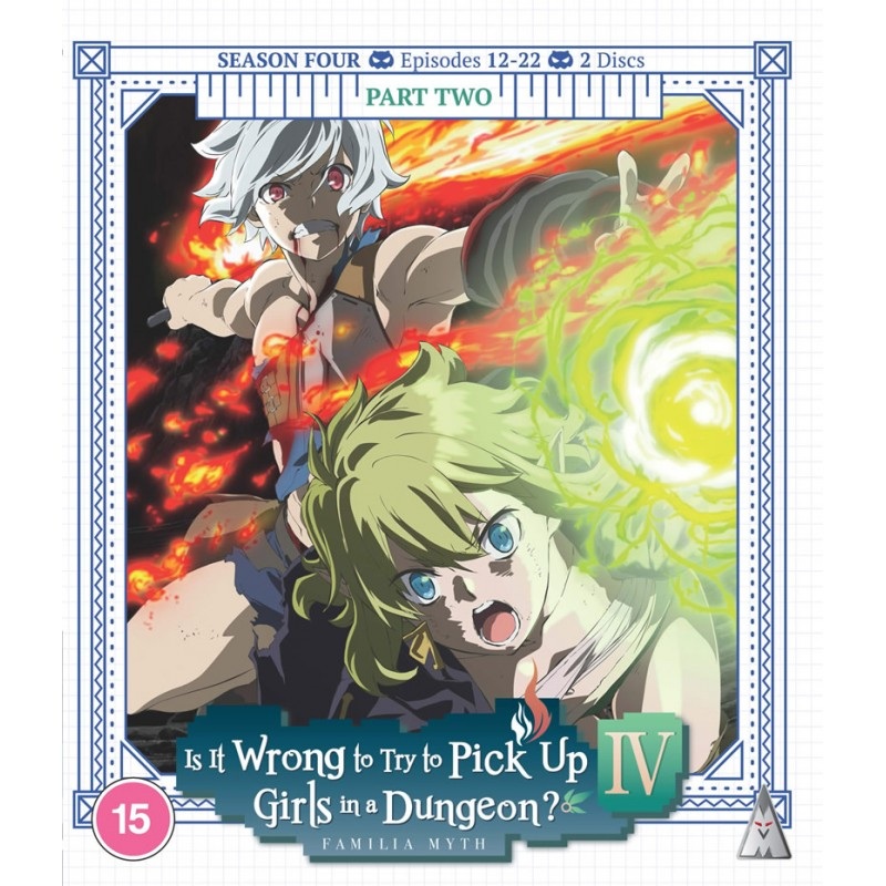 Is It Wrong To Try To Pick Up Girls In A Dungeon?! Season 4 Part 2 – Blu-ray