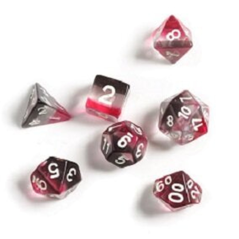 Sirius Dice: Pink, Clear, Black (7)