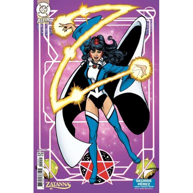 Zatanna #5 (Of 6) Cover D George Perez Legacy Card Stock Variant