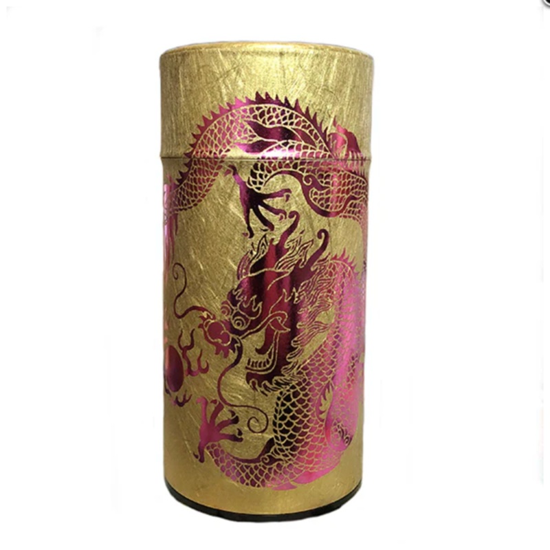 Tea Canister Foil Dragon – Blue