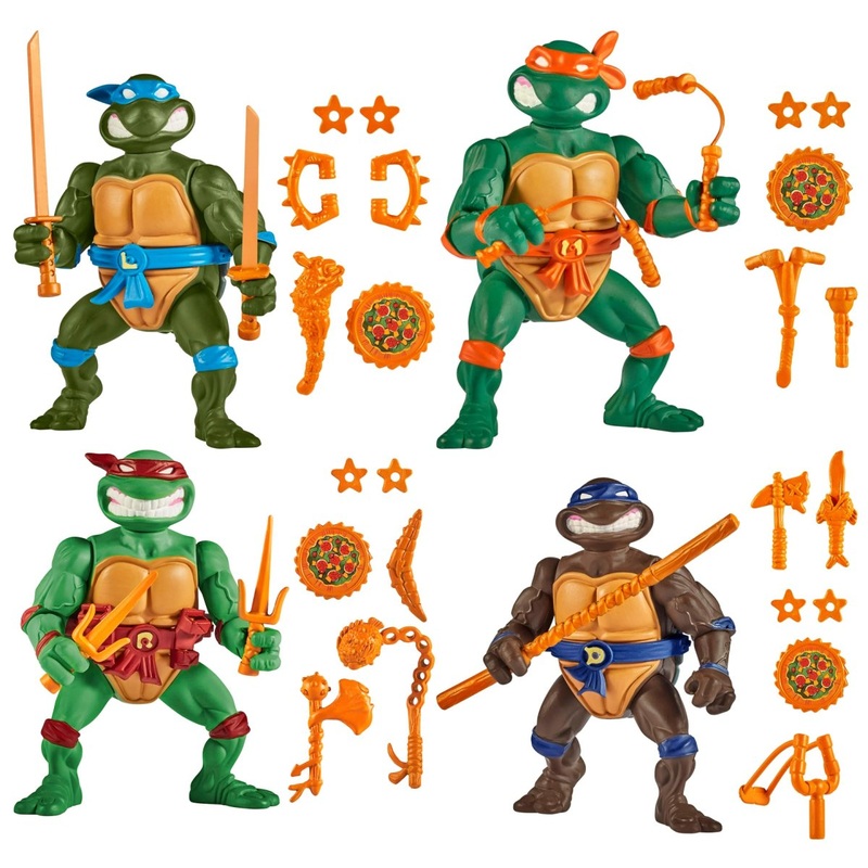 TMNT Classic Collection With Storage Shell Set Action Figures