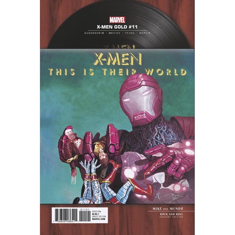 X-MEN GOLD #11 1:5 DEL MUNDO ROCK N ROLL INCV