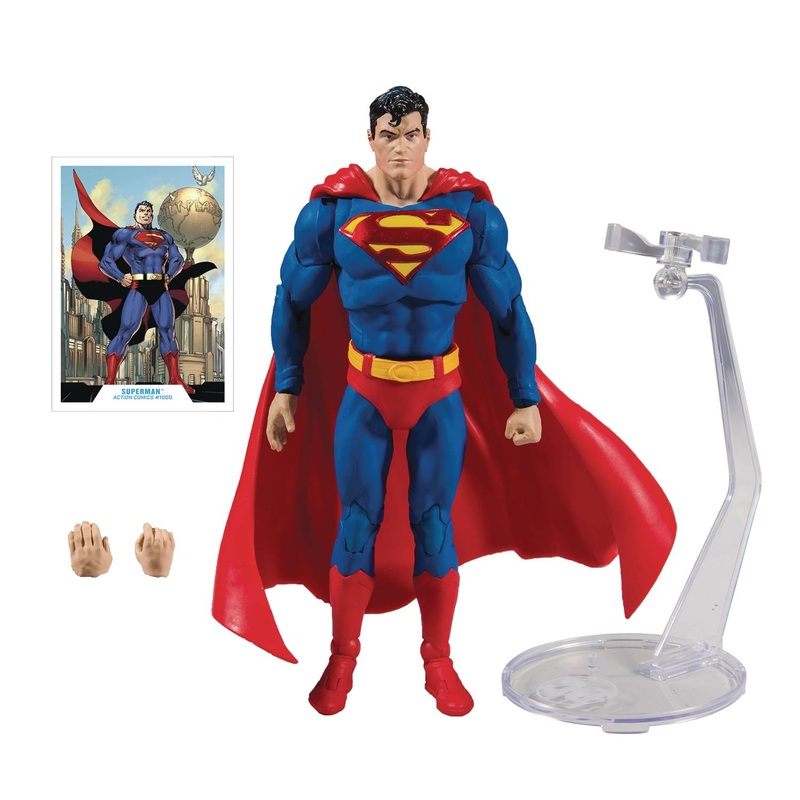 DC Batman / Superman Wave 1 MOD Superman 7 Inch Scale Action Figure