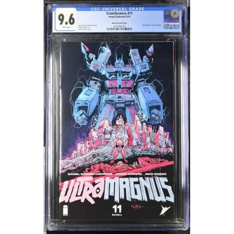 Transformers #11 James Harren Surprise Variant CGC 9.6