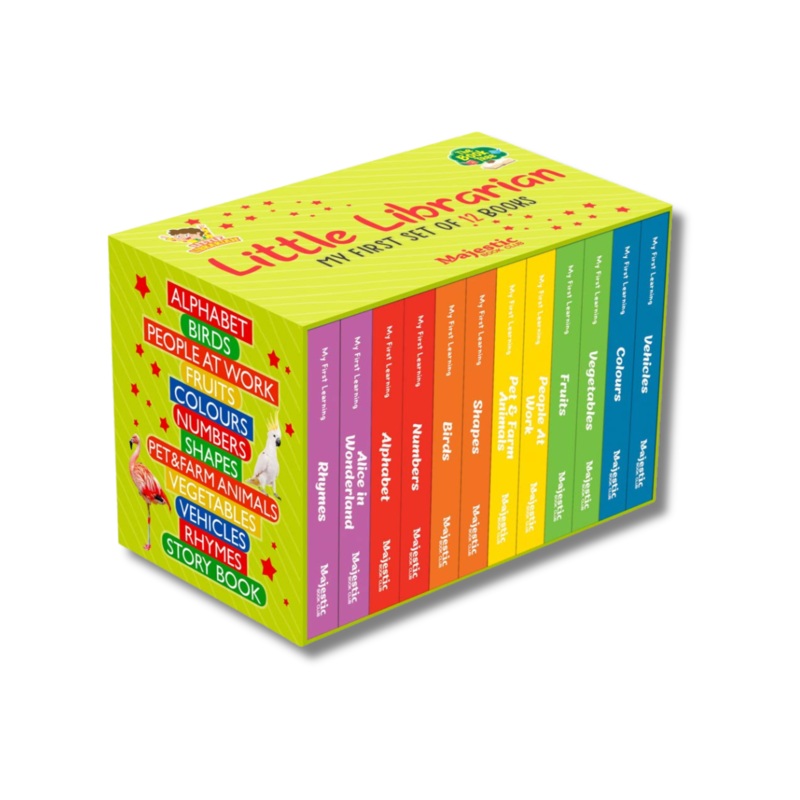 My First Little Librarian: Boxset of 12 Best Board Books By The Book Tree