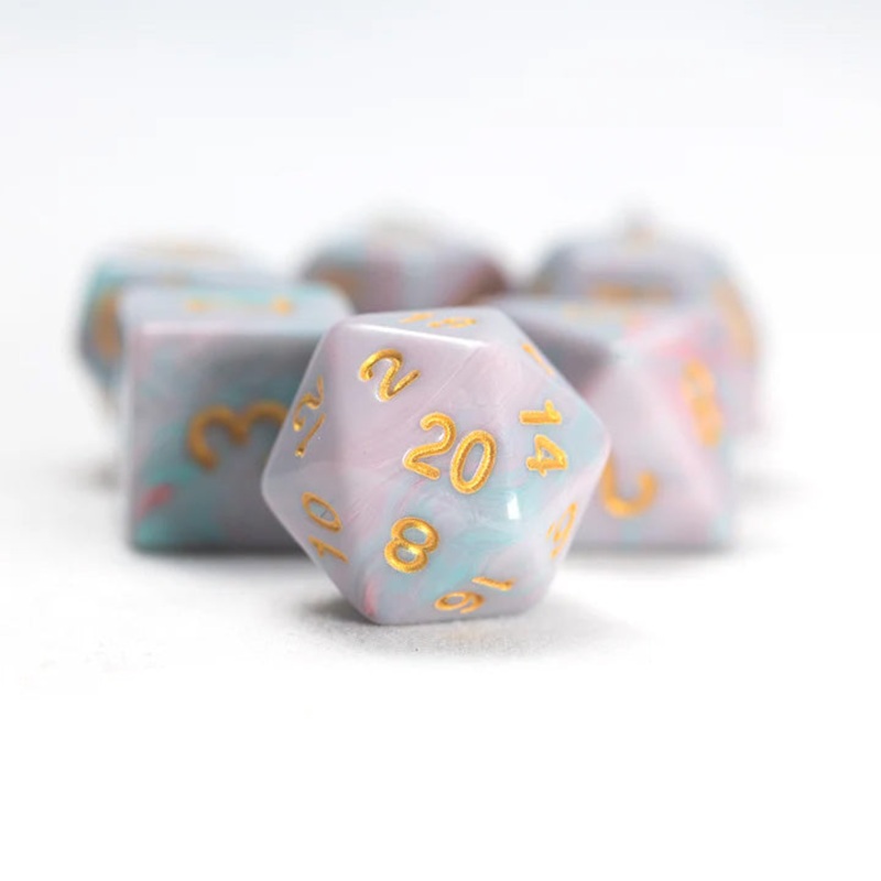 Sirius Dice Set: Unicorn – Pink (7-Set)