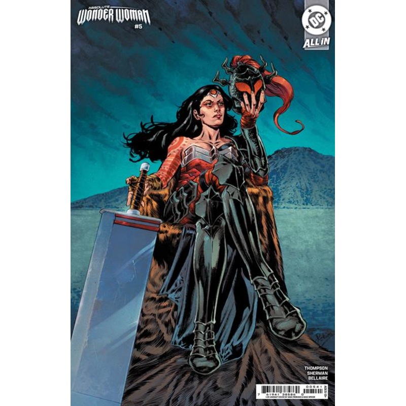 ABSOLUTE WONDER WOMAN #5 CVR D INC 1:25 MIKE PERKINS CARD STOCK VAR