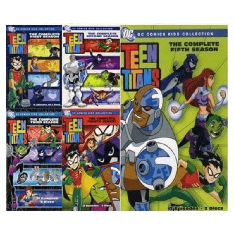 Teen Titans TV Series Seasons 1-5 DVD Set