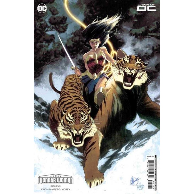 Wonder Woman #1 Cover G 1 in 25 Matteo Scalera Card Stock Ratio Variant