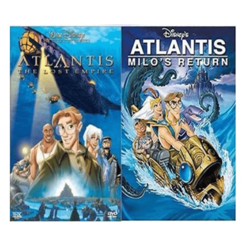 Walt Disney’s Atlantis 1&2 DVD Set 2 Movie Collection