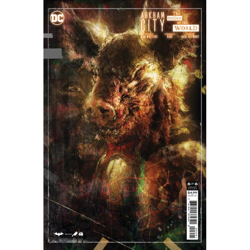 ARKHAM CITY THE ORDER OF THE WORLD #6 (OF 6) CVR B KAARE ANDREWS CARD STOCK VAR (01 Mar)