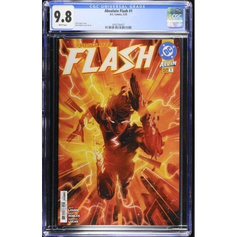 Absolute Flash #1 cover A CGC 9.8