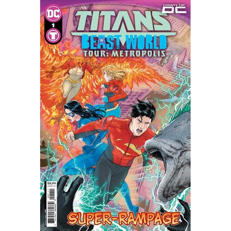 Titans Beast World Tour Metropolis #1 (One Shot) Cover A Mikel Janin