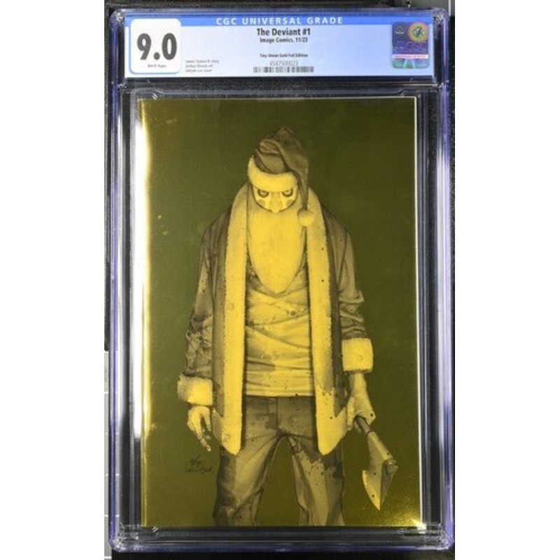 The Deviant #1 Tiny Onion Gold Foil Virgin Edition CGC 9.0