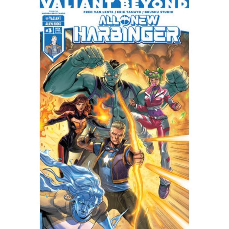 VALIANT BEYOND ALL NEW HARBINGER #3 (OF 3) COVER A (BROCCARDO) (19 Nov Release)